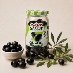 Sacla Olivoli Nere Snocciolate 135g
