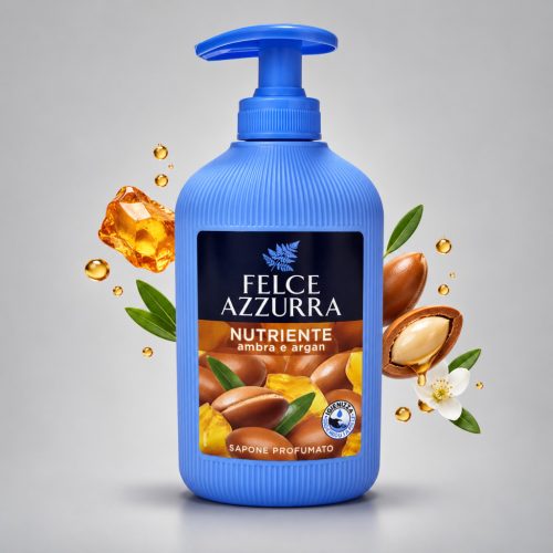 Felce Azzurra Nutriente Ambra e Argan pumpás folyékony szappan 300ml