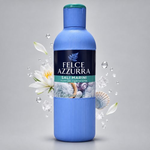 Felce Azzurra tengeri sós tusfürdő gél és fürdőhab 650 ml