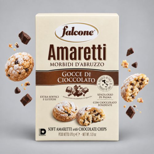 Falcone Amaretti Gocce Di Cioccolato 170g