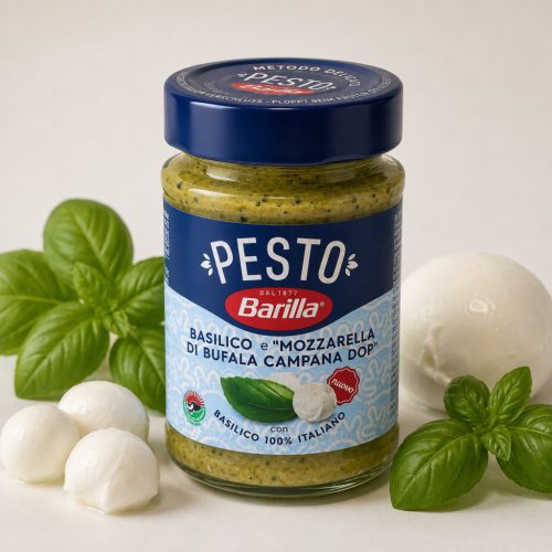 Barilla Pesto – Bazsalikommal és bivalymozzarellával 190g