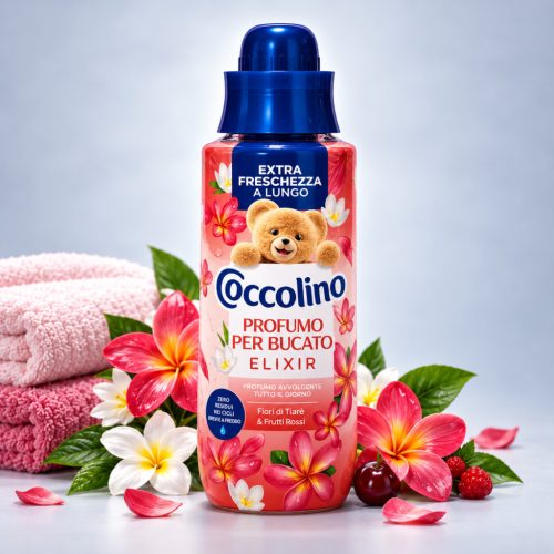 Coccolino Profumo Per Bucato Elixir Fiori di Tiaré & Fruttirossi 342ml